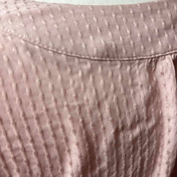 NWT RW&CO. Pink Puffy Sleeve Blouse - M - Picture 5 of 8